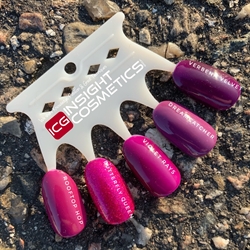 399 Violet Rays, Rise and Shine, CND Vinylux (u)